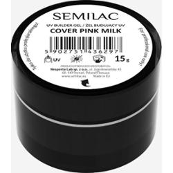 Semilac Żel Budujący Builder Gel Cover Pink Milk, 15g