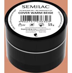 Żel budujący Semilac Builder Gel Cover Warm Beige 15g