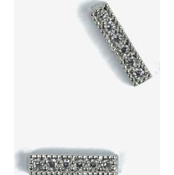 789 Ozdoba do manicure Semilac srebrny pasek, 2 sztuki