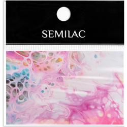 08 Semilac Nail transfer foil Rainbow Marble