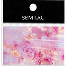 12 Semilac Nail transfer foil Rose Gold Marble
