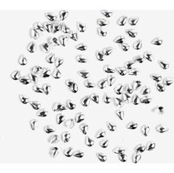 767 Ozdoba do manicure Semilac srebrna łezka mała, 100 sztuk