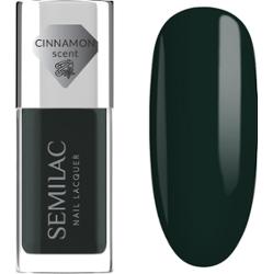 114 Semilac Lakier Klasyczny Nail Lacquer Bottle Green 9 ml
