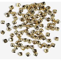 762 Ozdoba do manicure Semilac złoty kwadrat mały, 100 sztuk