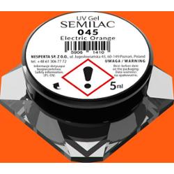045 Kolorowy lakier żelowy Semilac Electric Orange 5ml