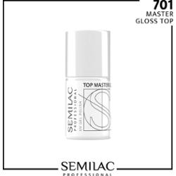 701 Semilac Professional Top do lakierów hybrydowych Master Gloss 11 ml