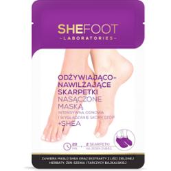 SheFoot Odżywiająco-nawilżające skarpetki nasączone maską, 1 para