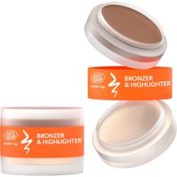 FaceBoom Duo bronzer & highlighter, 02 Warm
