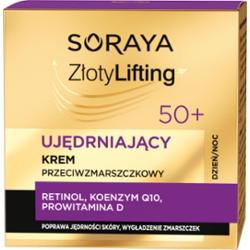 SORAYA Złoty Lifting ujędrniający krem przeciwzmarszczkowy dzień noc 50+ 50 ml