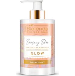 Bielenda Professional - Sensory Skin - Hand & Body Illuminating Concentrate - Rozświetlający koncentrat do dłoni i ciała - GLOW - 300 ml
