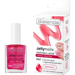 Bielenda Odżywka lakier do paznokci 2w1 Cherry Jelly Pop REGENERACJA