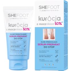 SheFoot Silnie zmiękczające serum-preparat - mocznik 50%