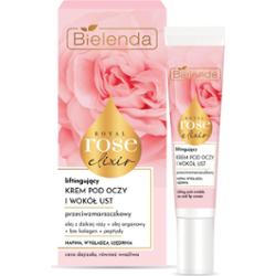 Bielenda Royal Rose Elixir krem przeciwzmarszczkowy, liftingujący, pod oczy i wokół ust15 ml