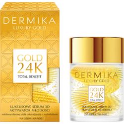 Dermika Luxury Gold Luksusowe serum 3D aktywator młodości na dzień i noc 60 g