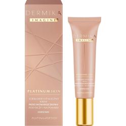 Dermika Ciekłokrystaliczny krem przeciwzmarszczkowy pod oczy i na powieki dzień/ noc PLATYNA + PEPTYDY