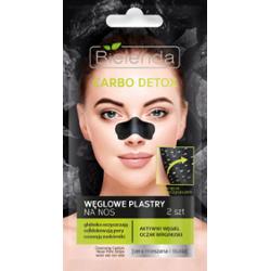 Bielenda Węglowe plastry na nos