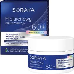Soraya Progresywny krem regenerujący 60+ na dzień i na noc, kwas hialuronowy i peptyd sygnałowy