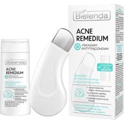 Bielenda Zestaw: Szpatułka 1 szt. i seboregulujący koncentrat