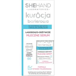 SheHand Łagodząco - odżywcze MLECZNE SERUM na ekstremalnie suchą i wrażliwą skórę dłoni