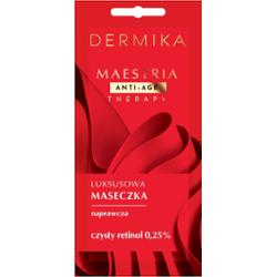 Dermika Luksusowa maseczka naprawcza, czysty retinol 0,25%