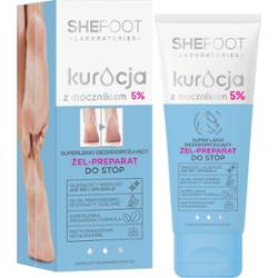 SheFoot Super lekki deodoryzujący żel-preparat do stóp - mocznik 5%