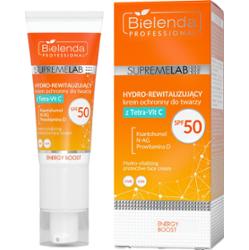 Supremelab Hydro-rewitalizujący krem ochronny do twarzy z Tetra-Vit C SPF 50