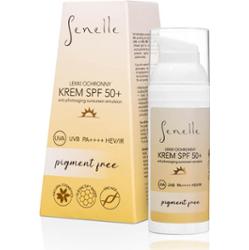 Senelle Lekki Ochronny Krem SPF 50+ UVA UVB PA++++ HEV/IR bez pigmentu 50 ml