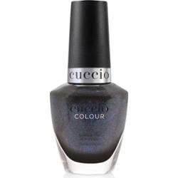 1230 Nocny czarny lakier do paznokci z tęczowym brokatem 13 ml COVER ME UP!