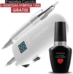 Frezarka bezprzewodowa do paznokci Cuccio Maxpro 35K + 6 frezów + dowolna hybryda Cuccio 13 ml GRATIS!