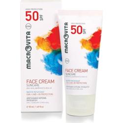 MACROVITA krem do opalania twarzy SPF50 (biały) bio-aloes, panthenol i bio-oliwa 50ml
