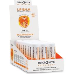 MACROVITA balsam do ust z propolisem i witaminą E SPF20 Apiterapia 4.8g