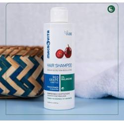 MACROVITA naturalny szampon do włosów przetłuszczających się z czerwonymi winogronami i pokrzywą 200ml