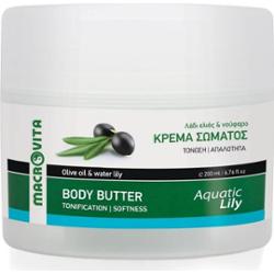 MACROVITA naturalne masło do ciała LILIA WODNA z bio-oliwą i lilią wodną 200ml