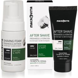 Zestaw MACROVITA MEN: pianka do golenia 125ml + balsam po goleniu 100ml
