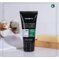MACROVITA naturalny krem nawilżający dla mężczyzn z bawełną i chmielem 50ml
