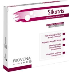 SIKATRIS plaster silikonowy w rozmiarze 10cm x 10cm -(5 szt.)