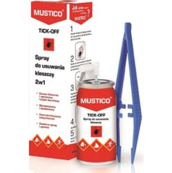 Mustico Tick-Off preparat do usuwania kleszczy + pęseta 8 ml
