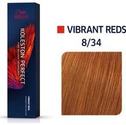 Wella Professionals Koleston Perfect Vibrant Reds profesjonalna permanentna farba do włosów 8/34 60 ml