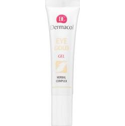 Dermacol Eye Gold Gel odświeżający żel pod oczy przeciwzmarszczkowa pielęgnacja walcząca z obrzękami i przebarwieniami 15 ml