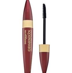 Dermacol Obsesión tusz do rzęs nadający objętość, wydłużający i rozdzielający rzęsy Black 12 ml