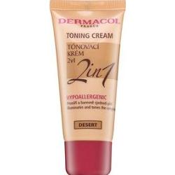 Dermacol Toning Cream 2in1 koloryzująca emulsja nawilżająca do ujednolicenia kolorytu skóry Desert 30 ml