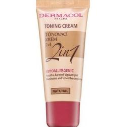 Dermacol Toning Cream 2in1 koloryzująca emulsja nawilżająca do ujednolicenia kolorytu skóry Natural 30 ml