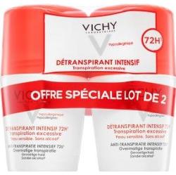 Vichy Oddychający dezodorant Intensywnie Skuteczny 72h Roll-on Skóra Wrażliwa 2x50ml
