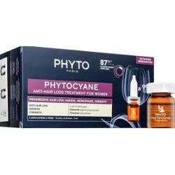 Phyto Phytocyane Anti-Hair Loss Treatment For Women pielęgnacja punktowa przeciw wypadaniu włosów dla kobiet 12x5 ml