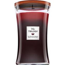 Woodwick Sun Ripened Berries Trilogy Vase (Sun Ripened Berries) - Świeca zapachowa - 609.0 g