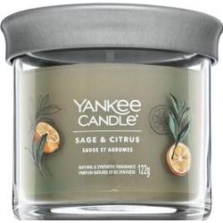 Yankee candle Świeca szklana z szałwią i cytrusami Signature (szałwia i owoce cytrusowe) - 122,0 g