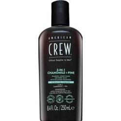 American Crew 3 in 1 Chamimile + Pine szampon 3w1, odżywka i żel pod prysznic dla mężczyzn 250 ml