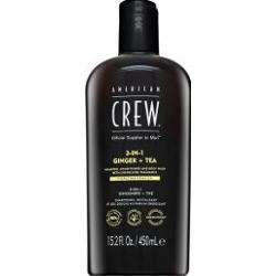 American Crew 3 in 1 Ginger + Tea szampon 3w1, odżywka i żel pod prysznic dla mężczyzn 450 ml
