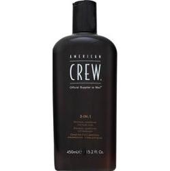 American Crew 3-in-1 szampon, odżywka i żel pod prysznic do codziennego użytku 450 ml