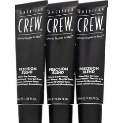 American Crew Precision Blend Natural Gray Coverage farba do włosów dla mężczyzn Light Blond 7-8 3 x 40 ml